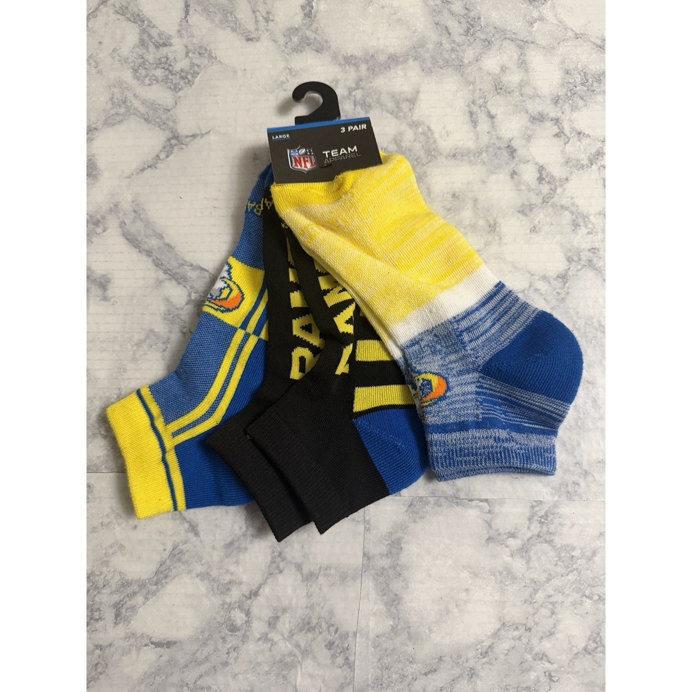 Los Angeles Ram 3-pack Ankle Socks NFL Officially Licensed